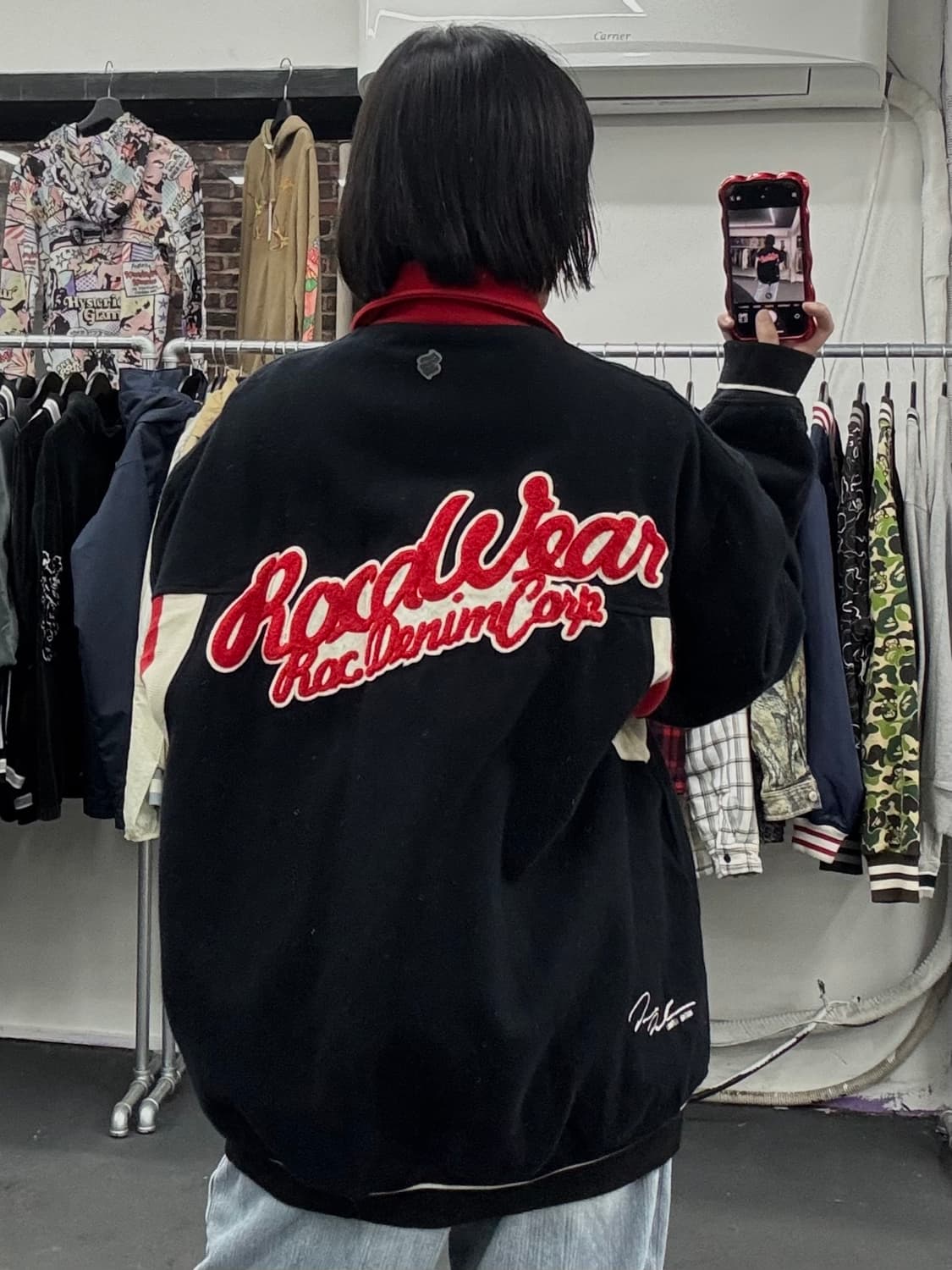 로카웨어 올드스쿨 바시티 자켓 상품이미지5