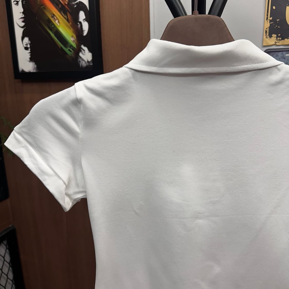 White Zebra Reprint Polo Shirt  상품이미지5
