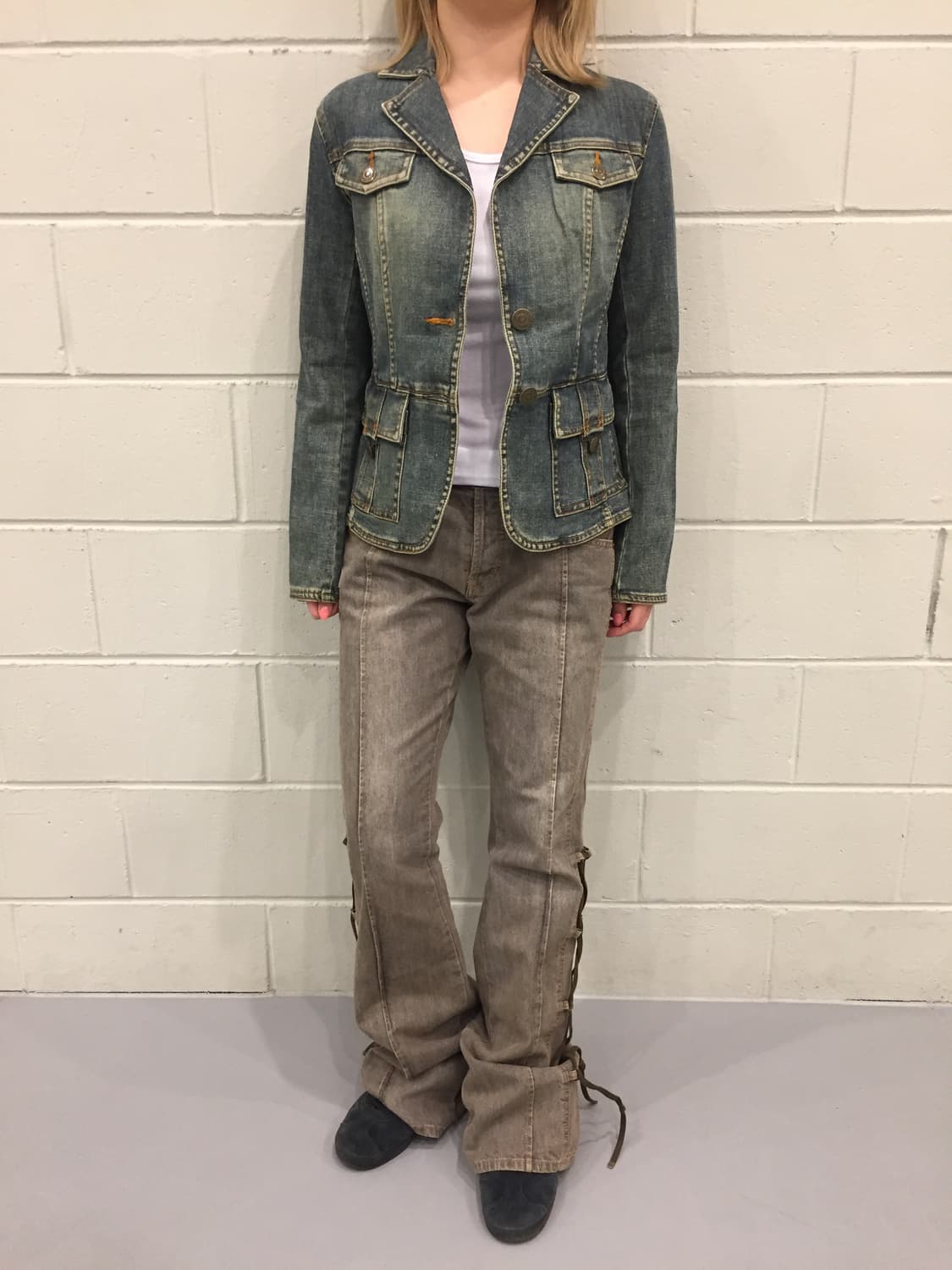 KUMIKYOKU 데님 자켓 상품이미지10