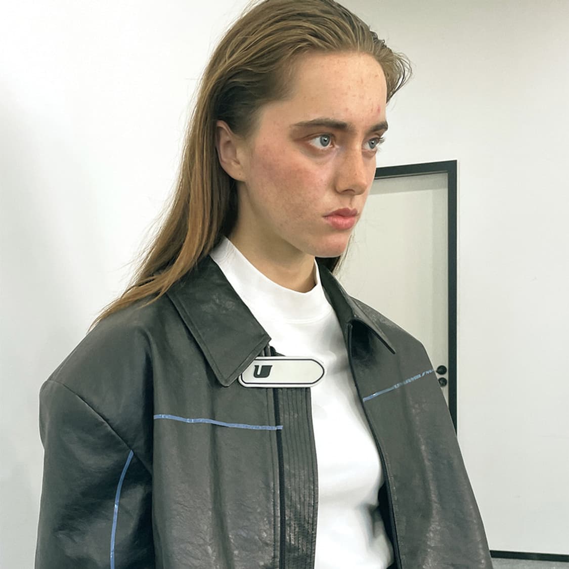 우마미즘 비건 레더 재킷 s 상품이미지2