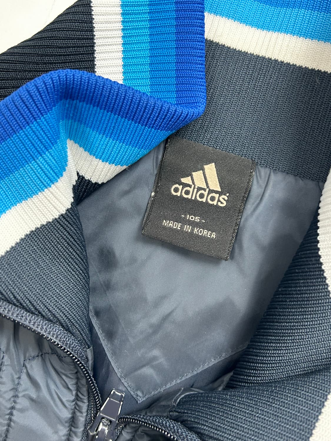 아디다스 네이비 퀄팅 자켓 105 상품이미지5