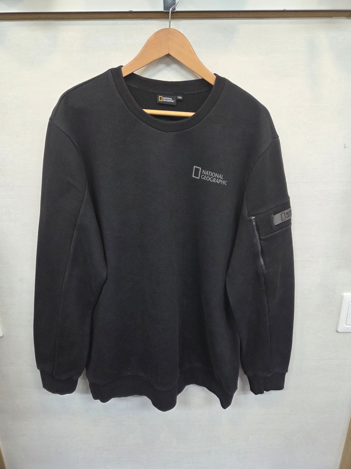 내셔널지오그래픽 소매포켓 약기모 맨투맨 xxxl 상품이미지1