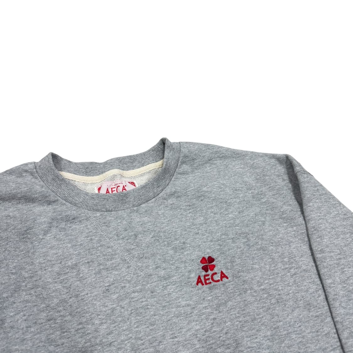 AECA 에이카 화이트 스웻셔츠 맨투맨 그레이 XL 상품이미지2
