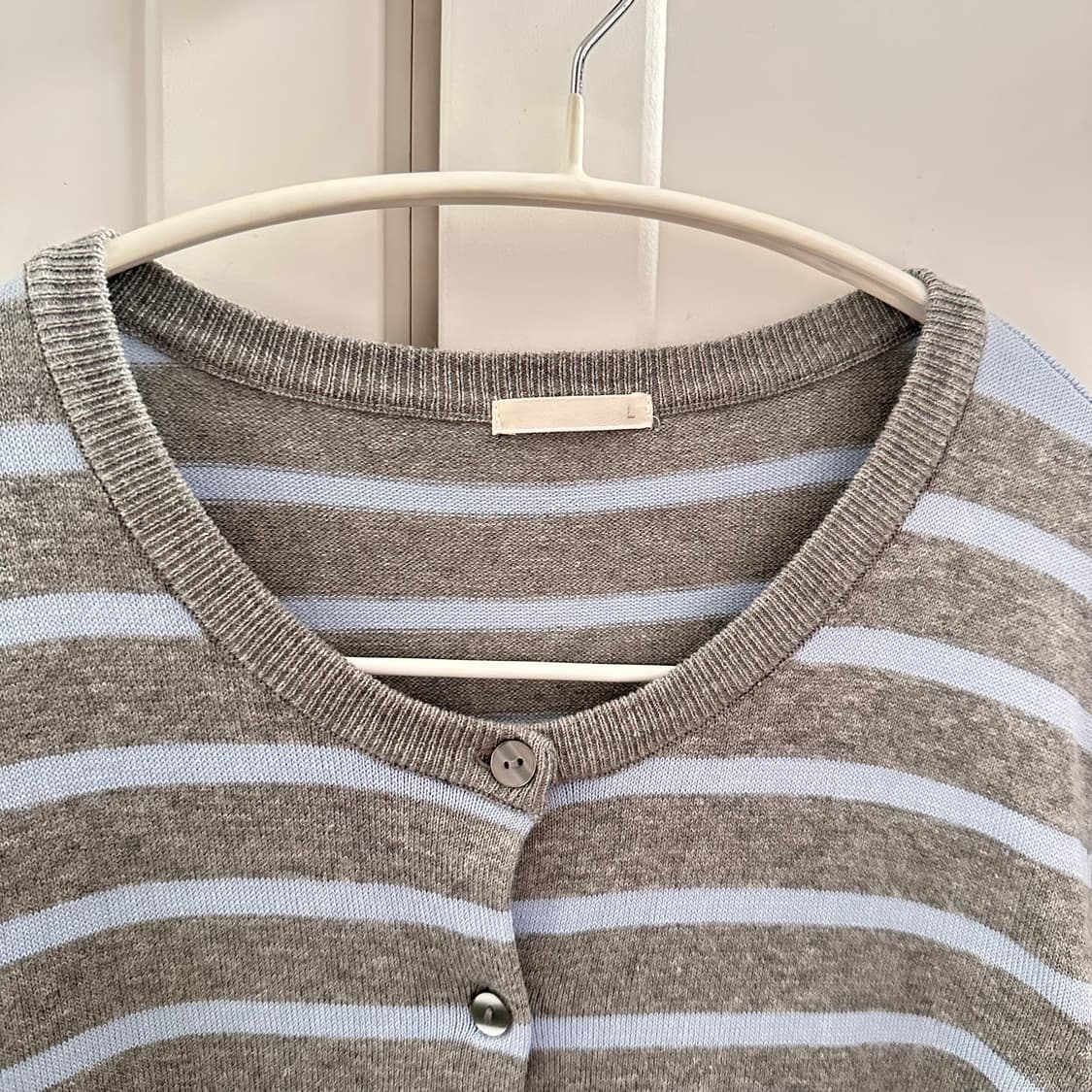 빈티지 일본 GU 쿨톤 스트라이프 가디건 상품이미지5