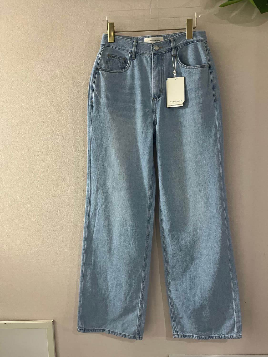 포유온 Benny loose denim(36,Extended) 상품이미지6