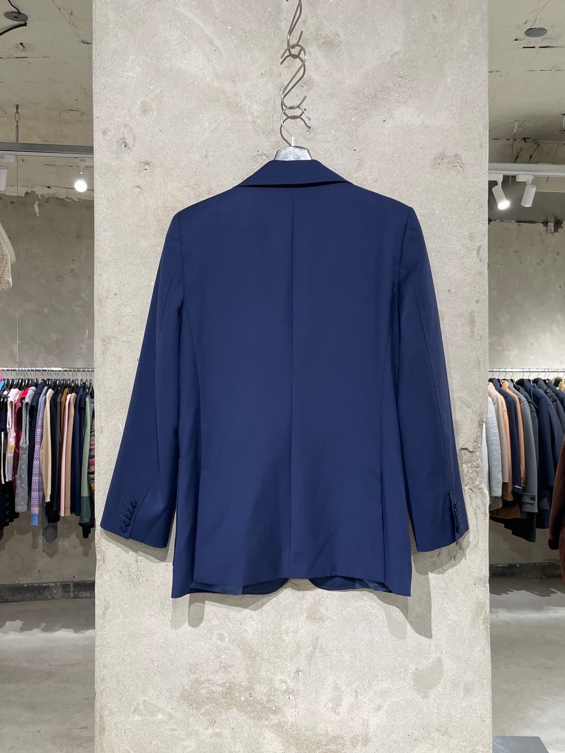 구찌 네이비 2B 패치 포켓 울 블레이저 상품이미지6