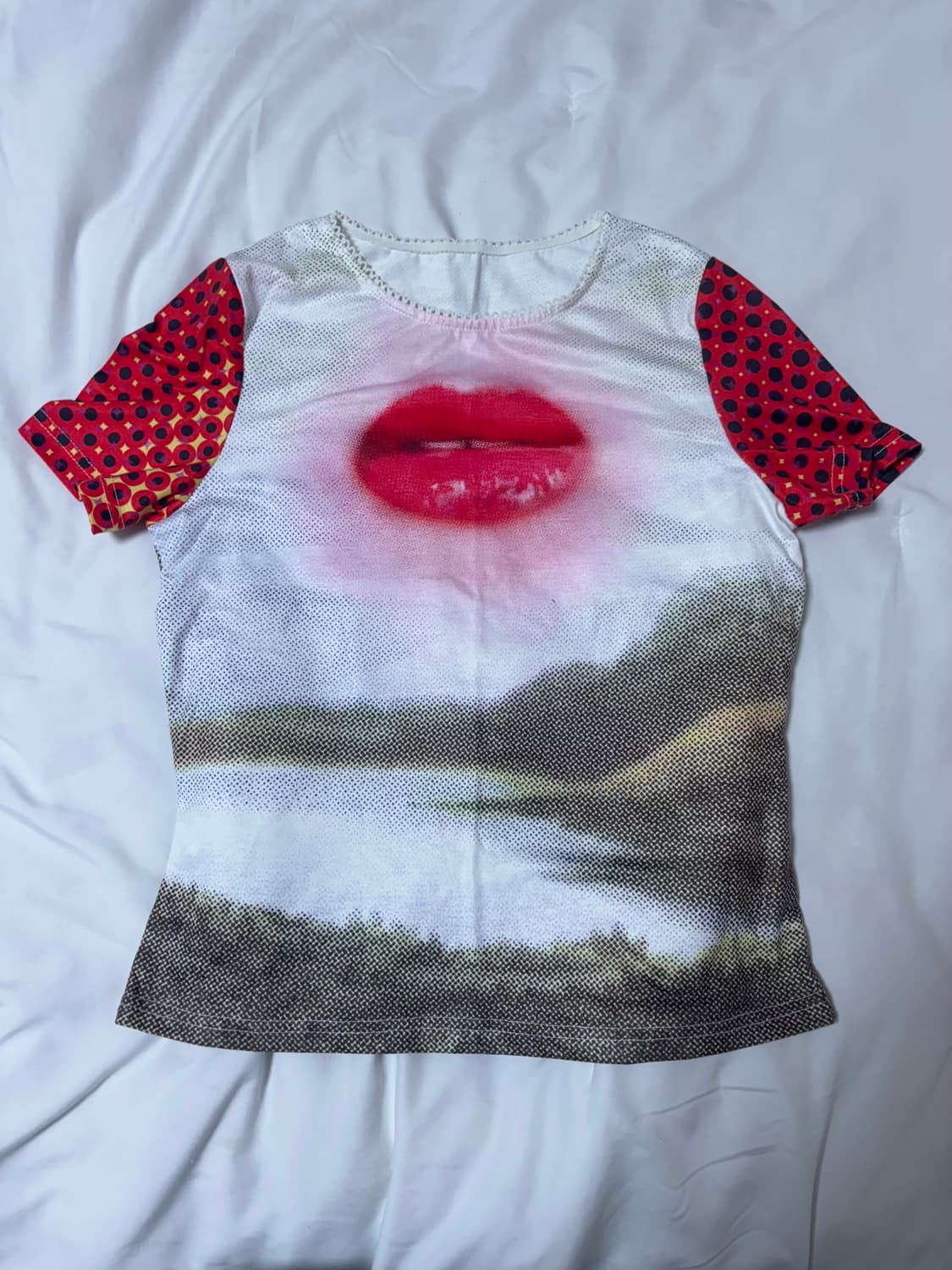 입술 그래픽 티 상품이미지2