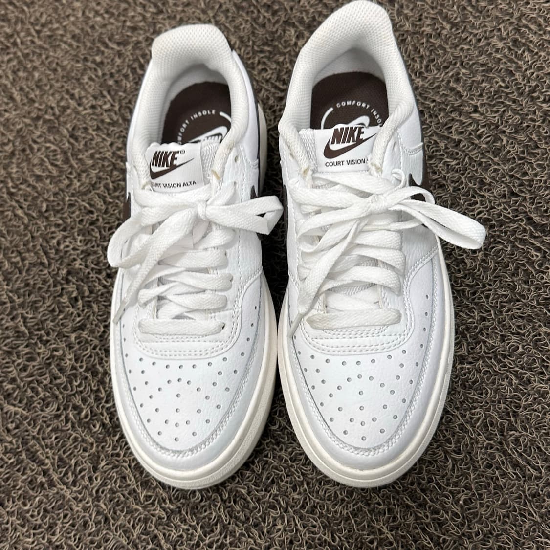 NIKE 나이키 코트 비전 알타 화이트 여성 운동화 240 상품이미지3