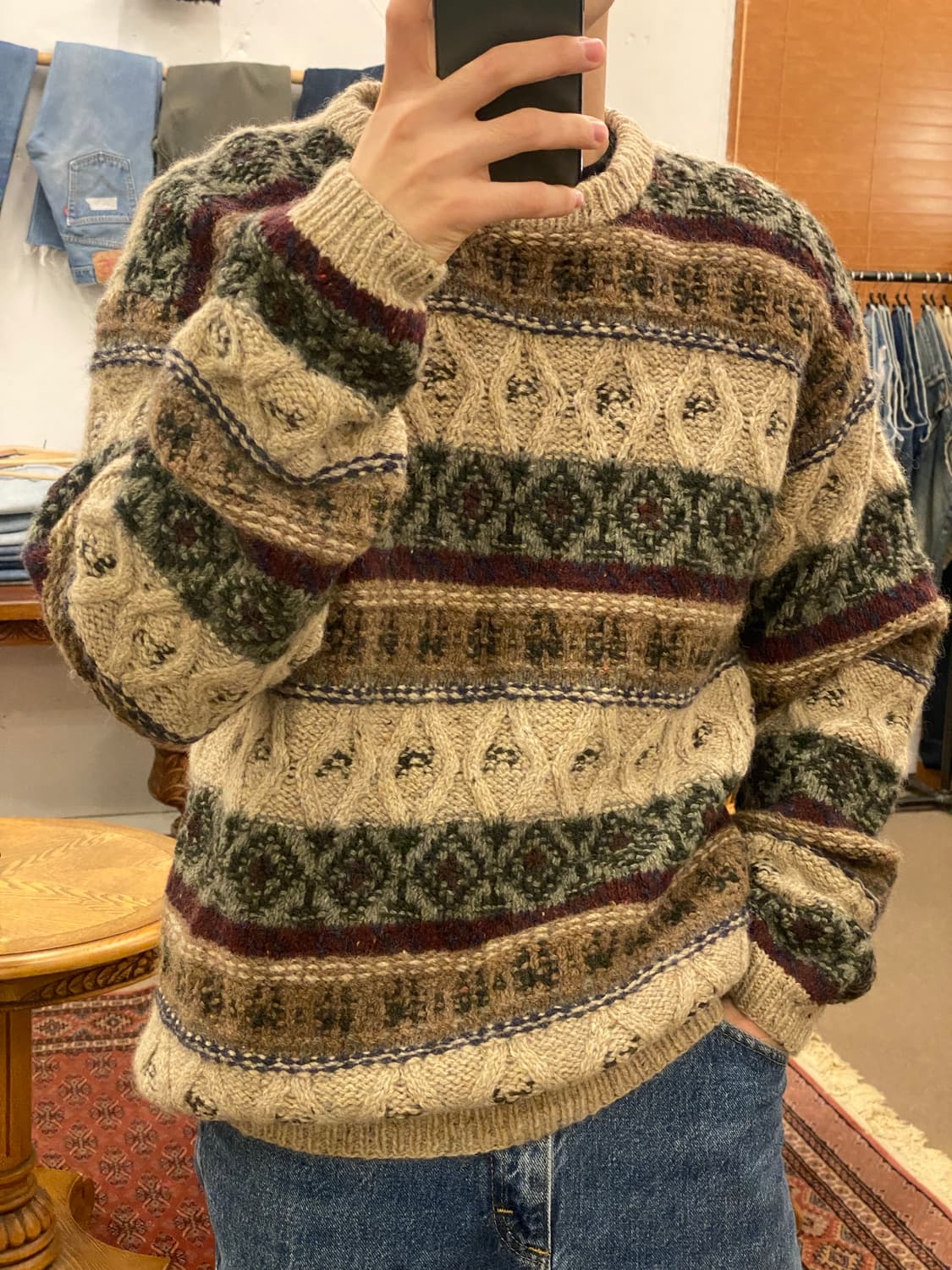 엘엘빈 헤비울 니트 스웨터 상품이미지1