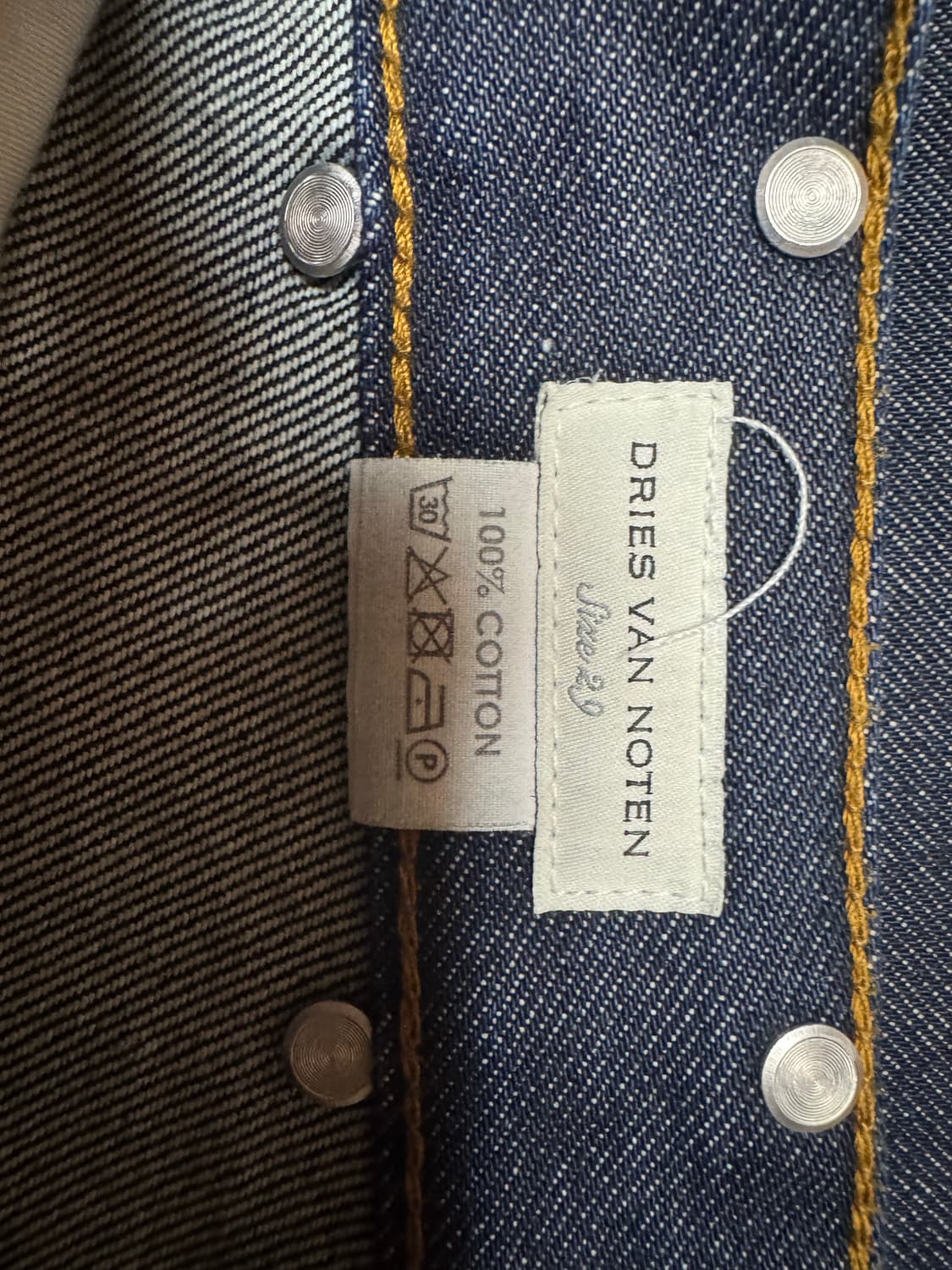 드리스 반 노튼 데님 팬츠 상품이미지3