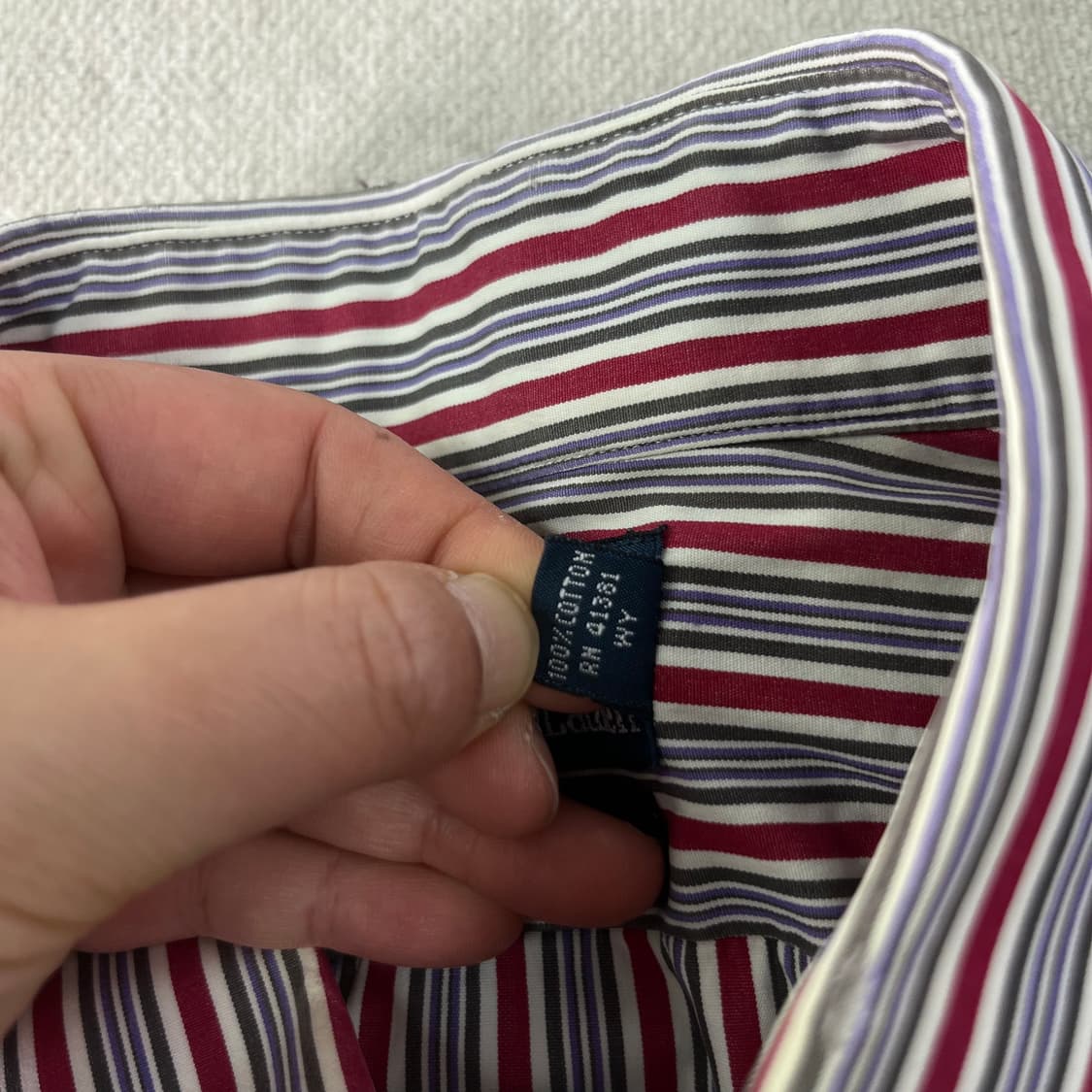 100 폴로랄프로렌 스트라이프 코튼 셔츠 상품이미지5