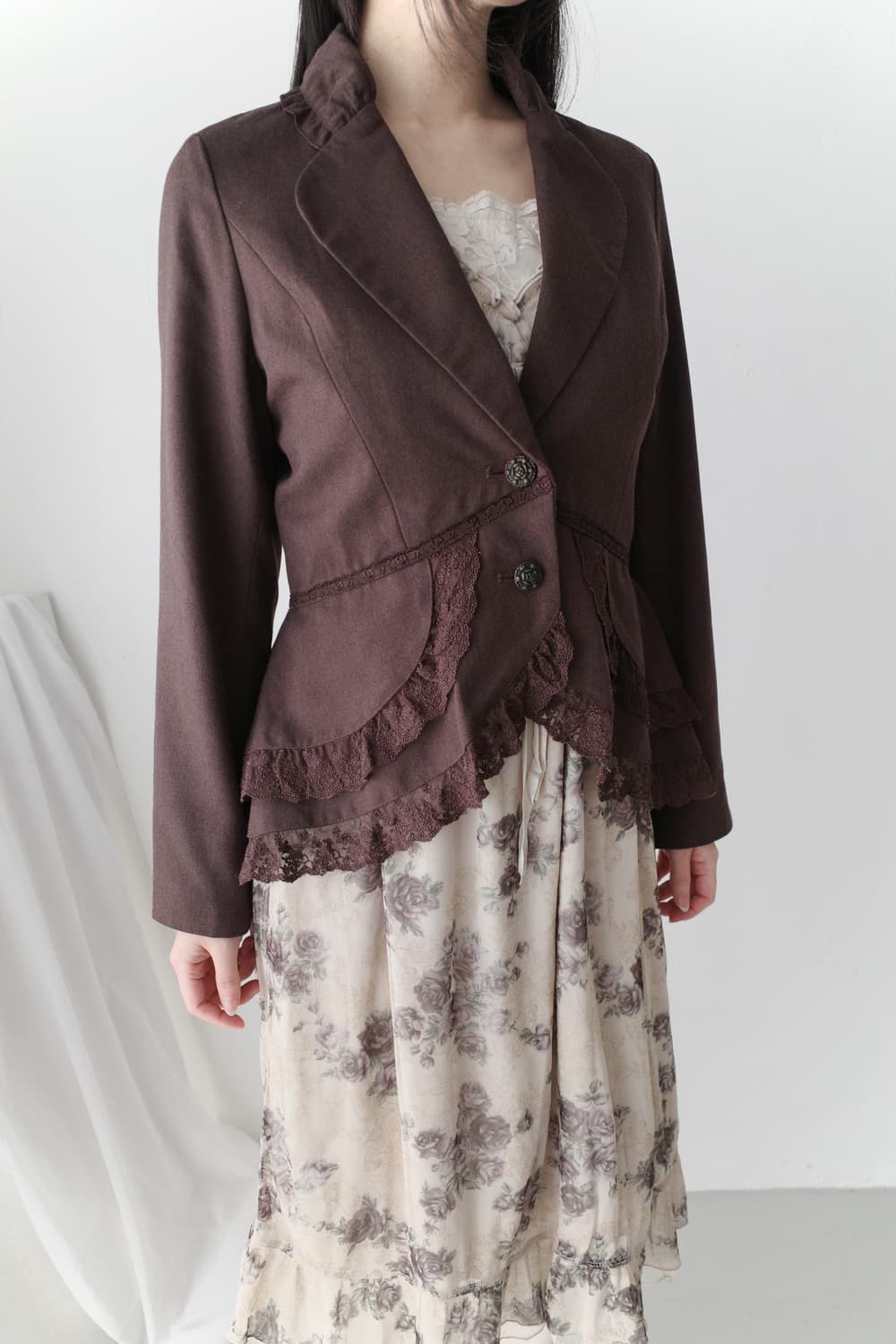 axes famme) frill lace jacket 상품이미지6