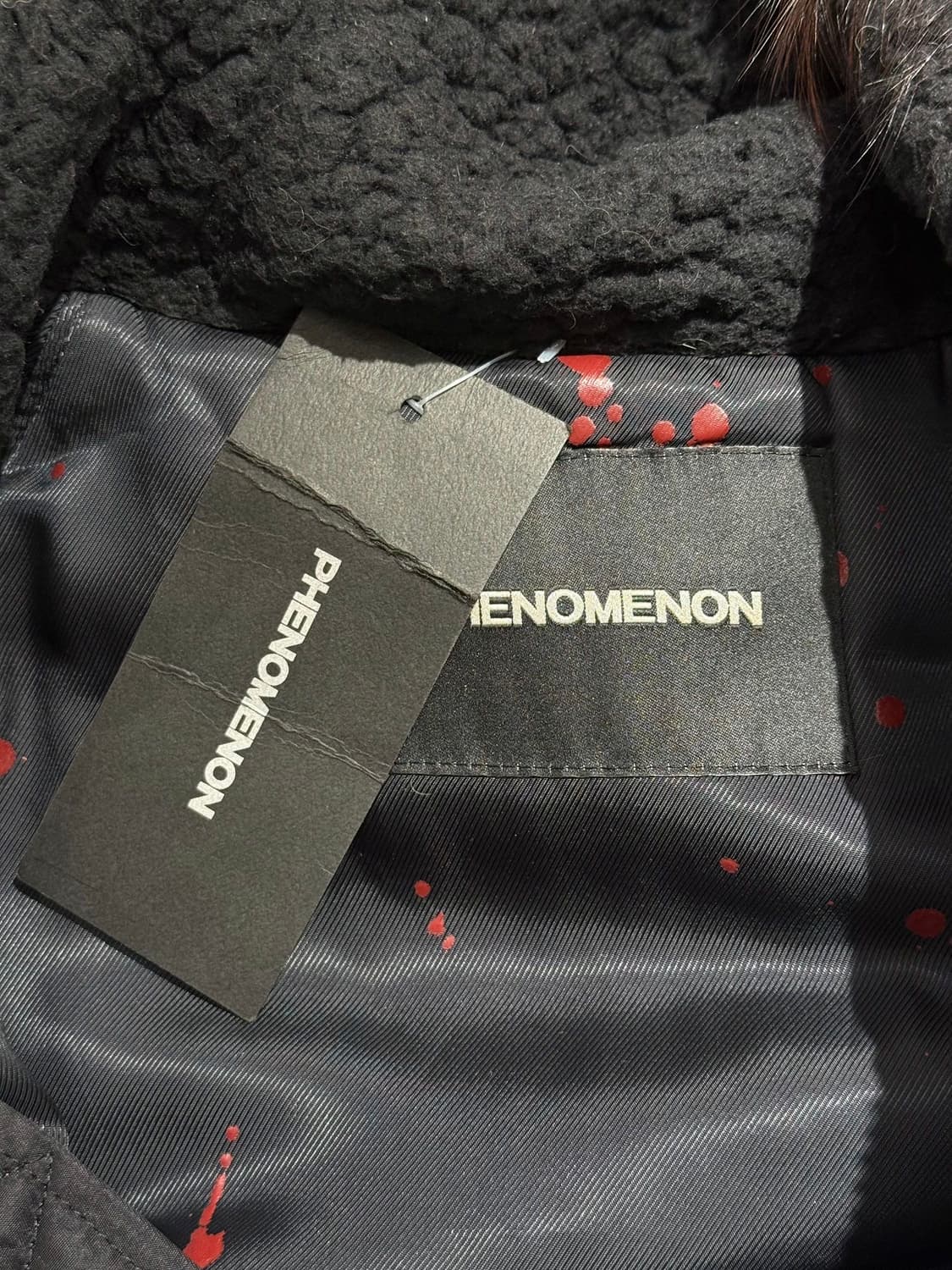 페노메논 10aw 블랙 N3B 플리츠 롱 파카 상품이미지7