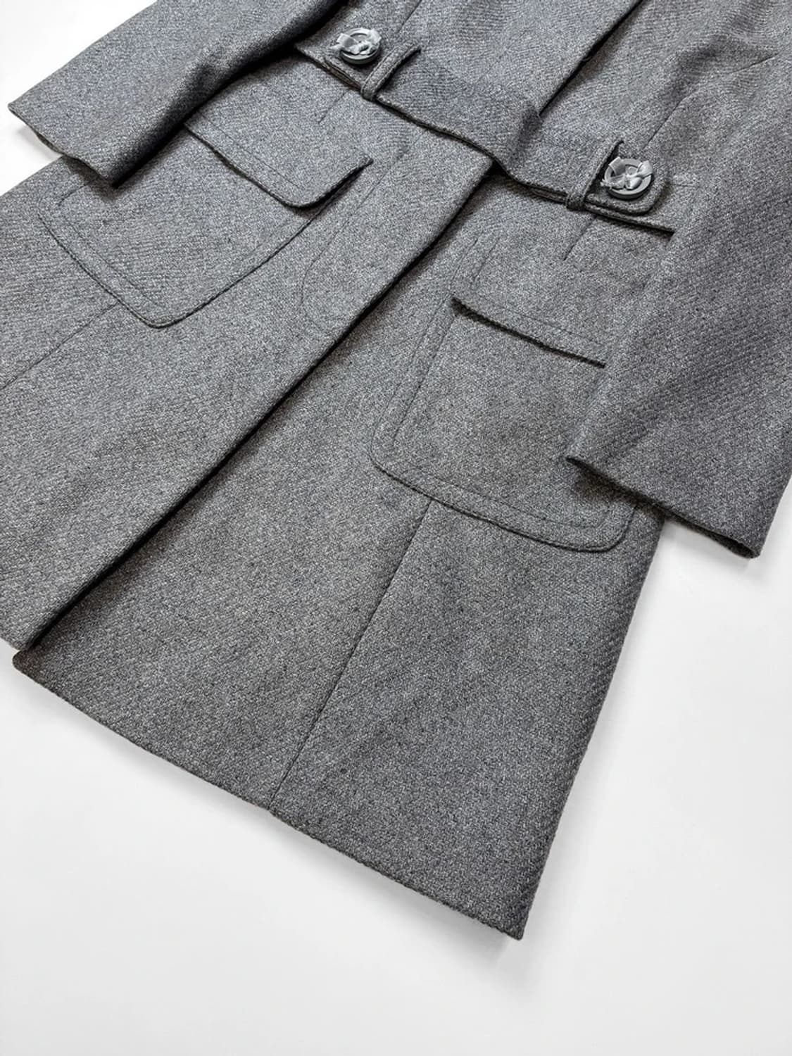 발렌티노 오리지널 울 헤링본 코트 PN5422 상품이미지3