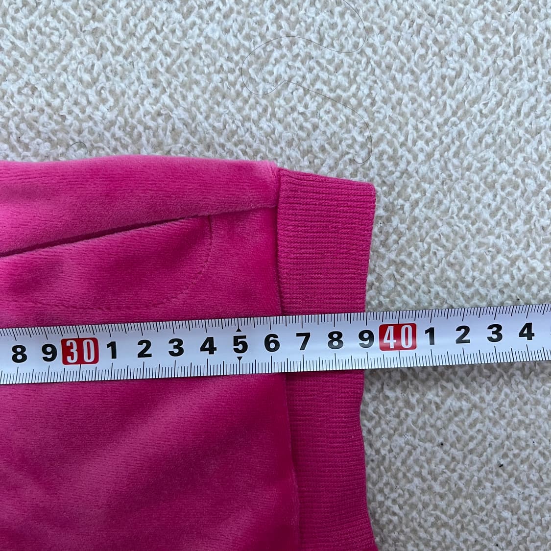 36 아디다스 키즈 벨벳 후드 집업 자켓 0123M 상품이미지5