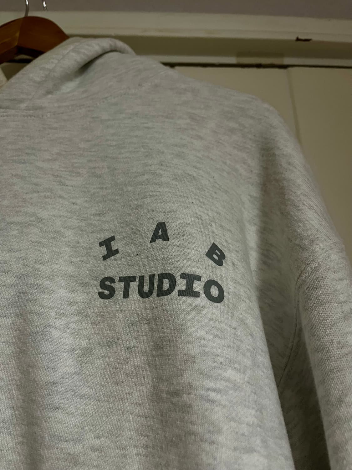 아이앱스튜디오 라이트그레이 후드티 m 상품이미지2