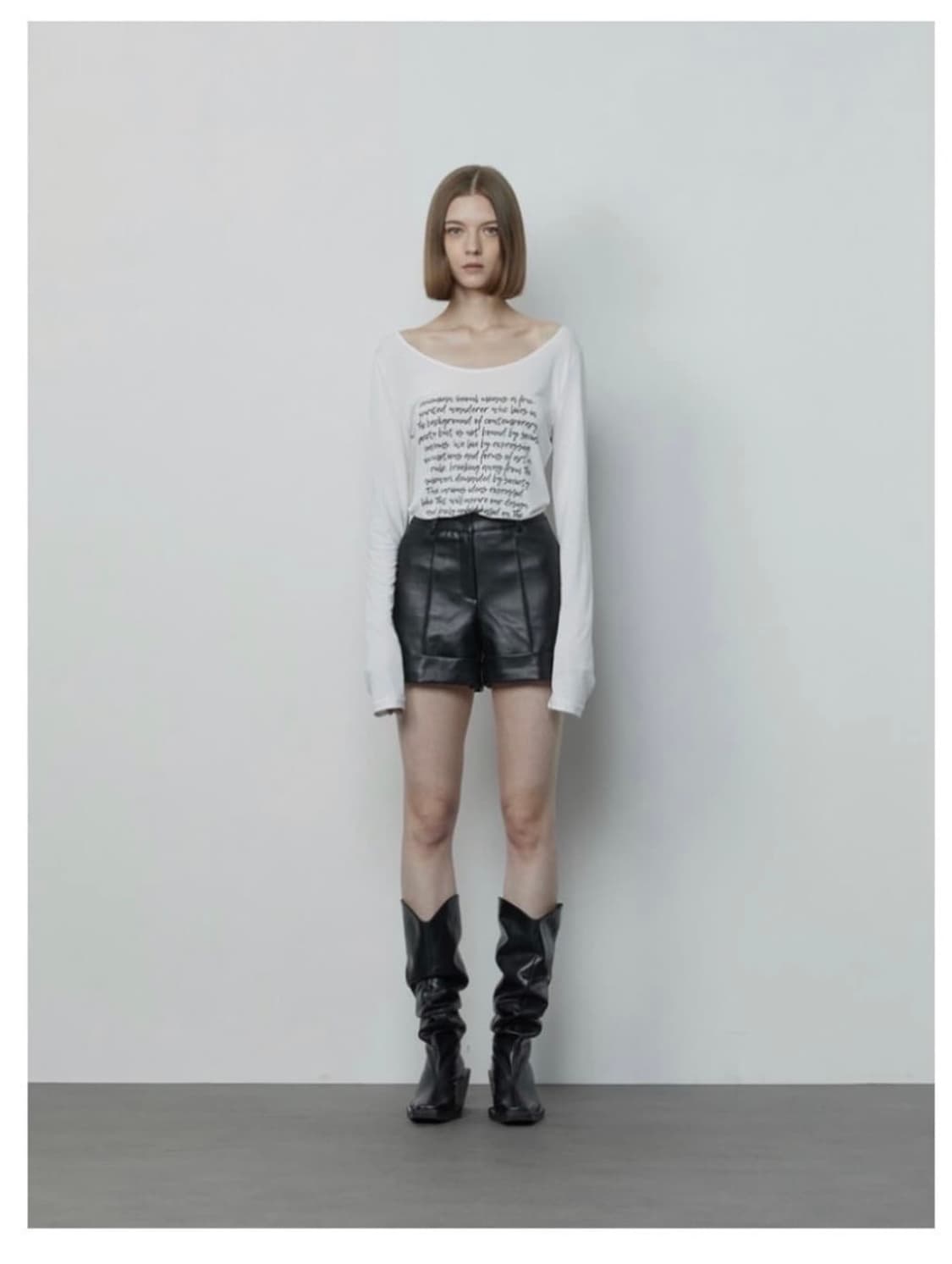 BOHEMIAN SEOUL Vintage lettering T-shirt 상품이미지1