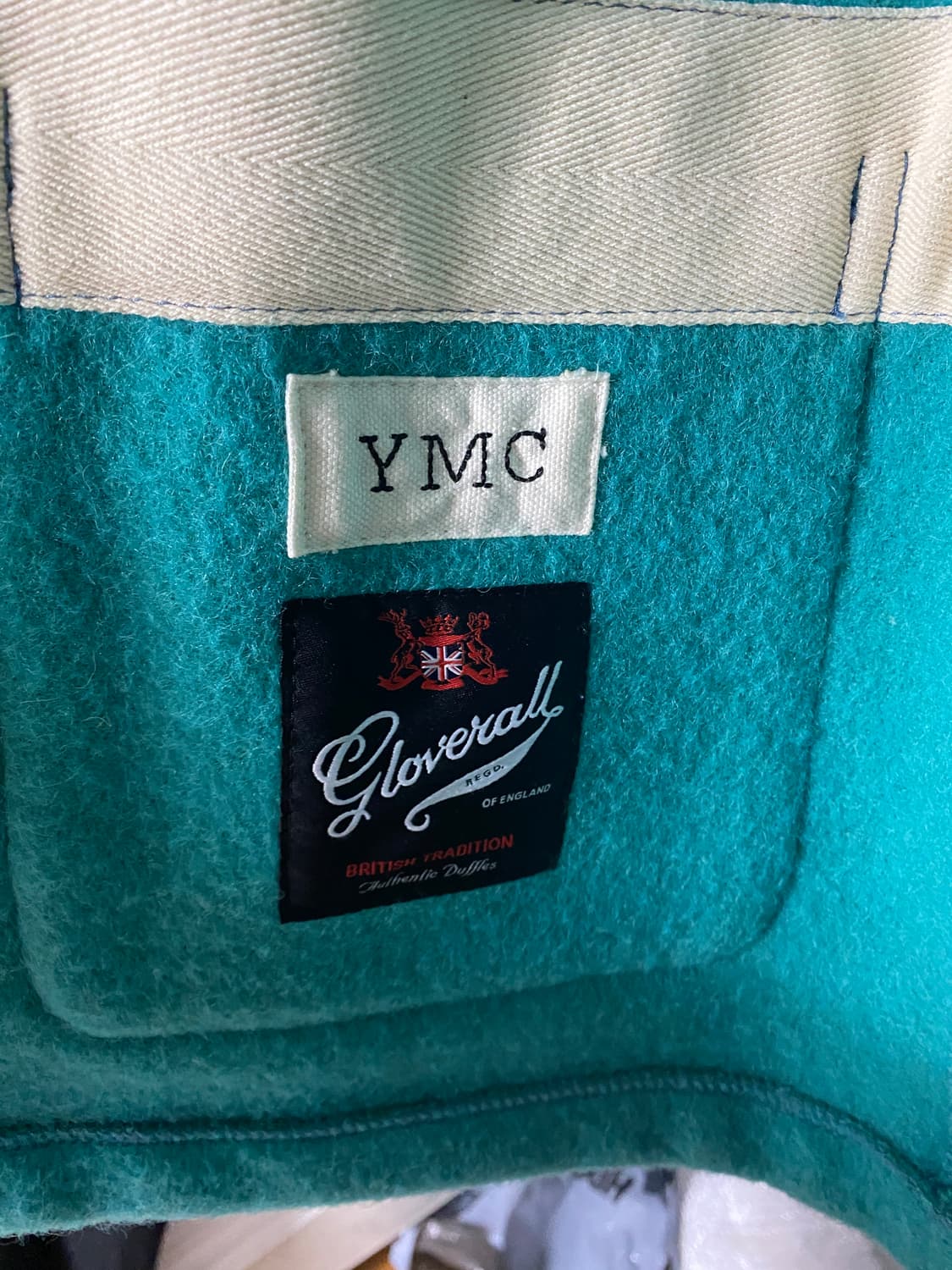 [s]글로버올 X ymc 더플코트 민트색상 상품이미지5