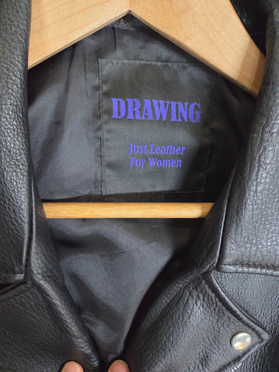 Drawing 라이더 소가죽 자켓 남성 s 실측확인  상품이미지3