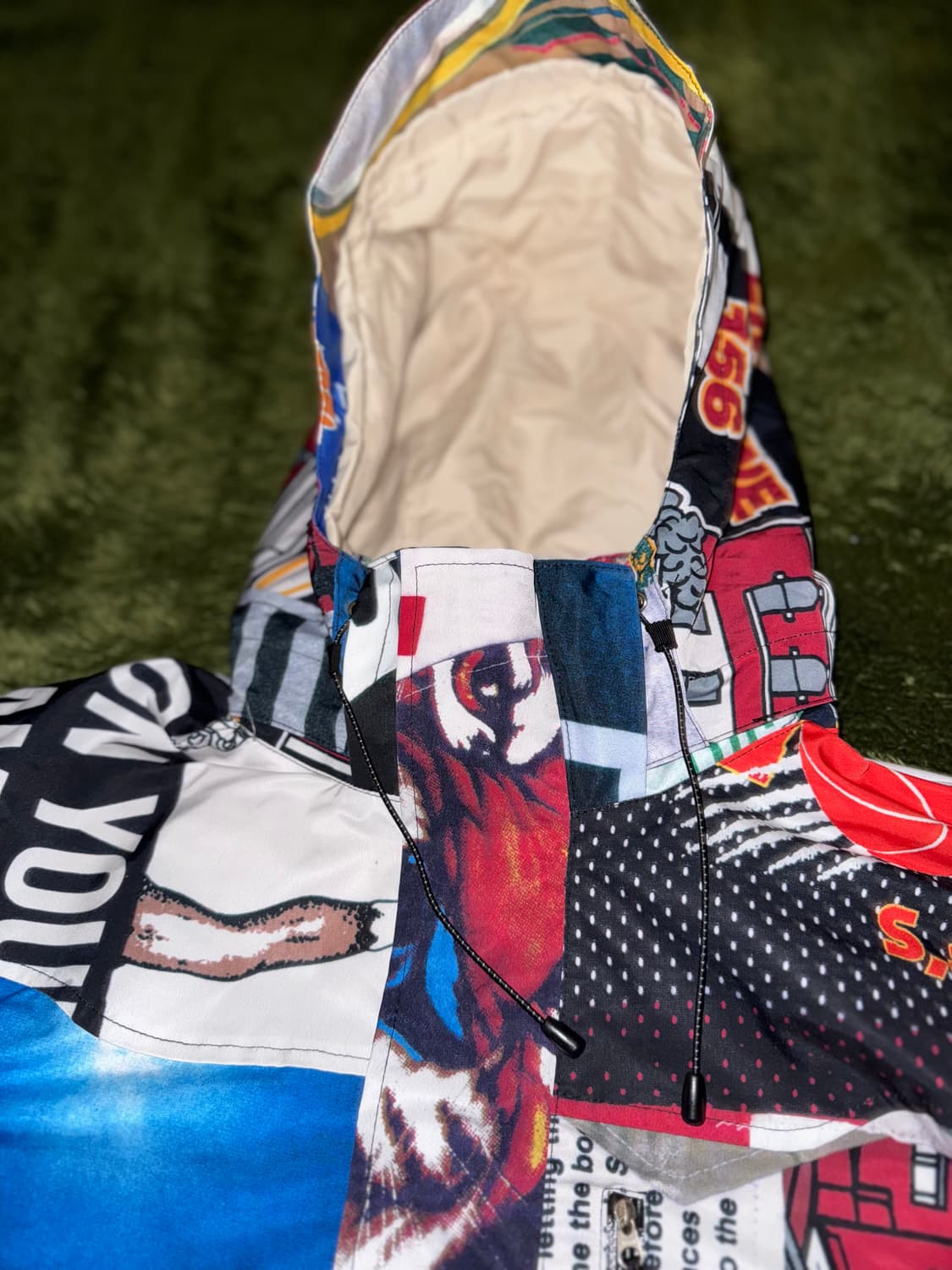 JOEGUSH 조거쉬 빈티지 티셔츠 믹스 프린트 윈드브레이커 자켓 상품이미지3