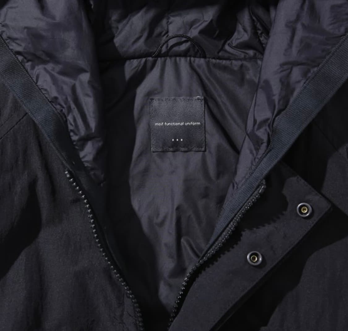 모이프 21aw simo insulation parka black 2 상품이미지7