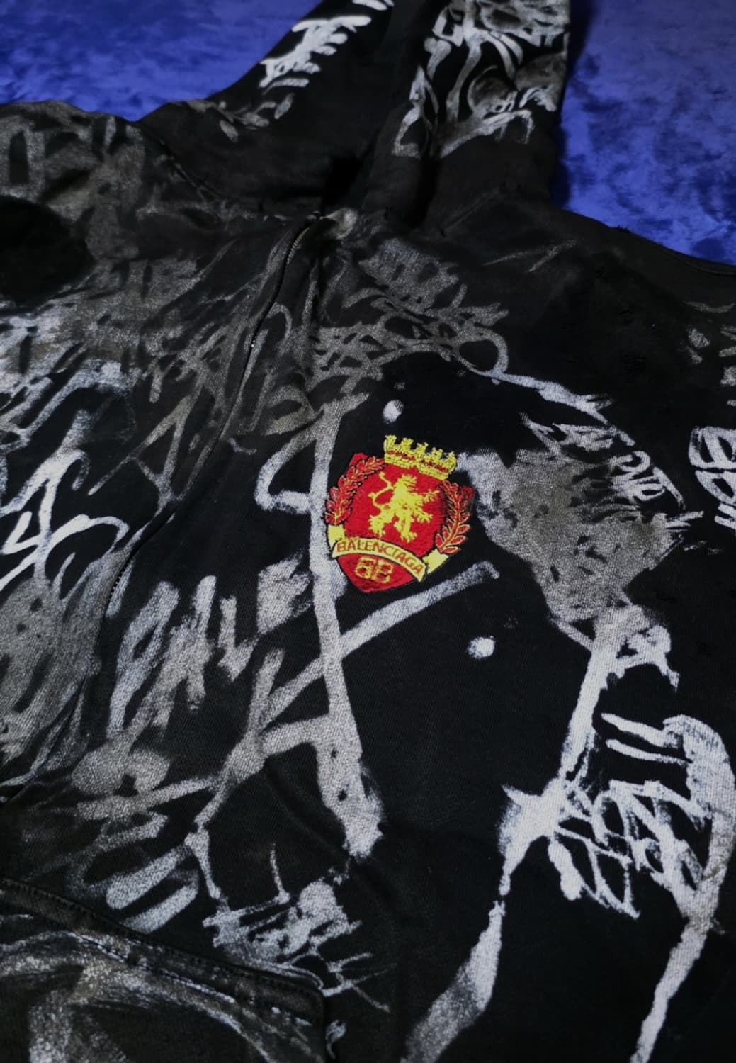 [M] 발렌시아가 스케이터 그래피티 후드집업 상품이미지2