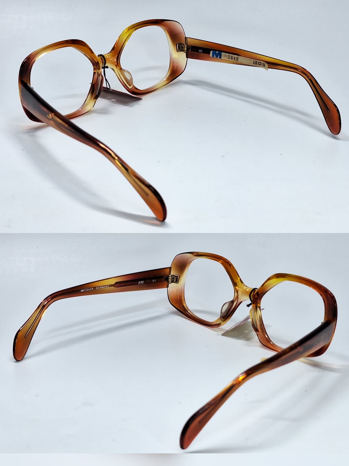 80s 독일제 빈티지 데드스톡/METZLER M3010 안경테 48mm 상품이미지6