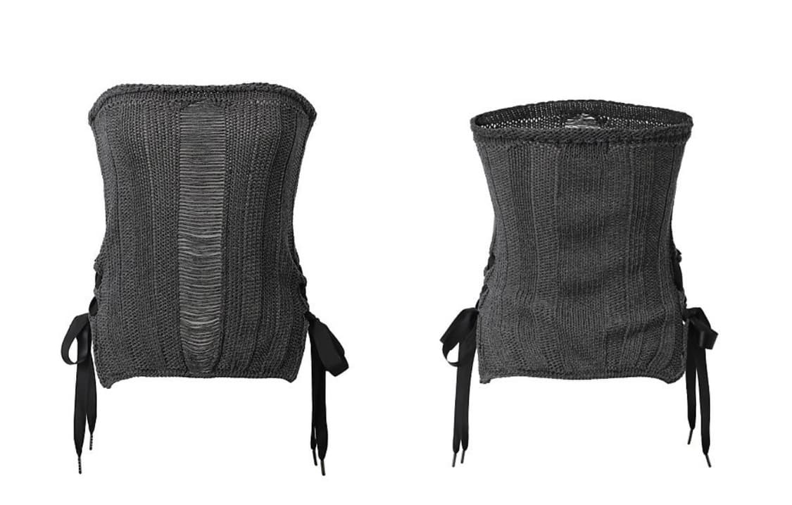 쓰리타임즈 코튼 리본 탑 & 쓰리타임즈 볼레로 세트 상품이미지5