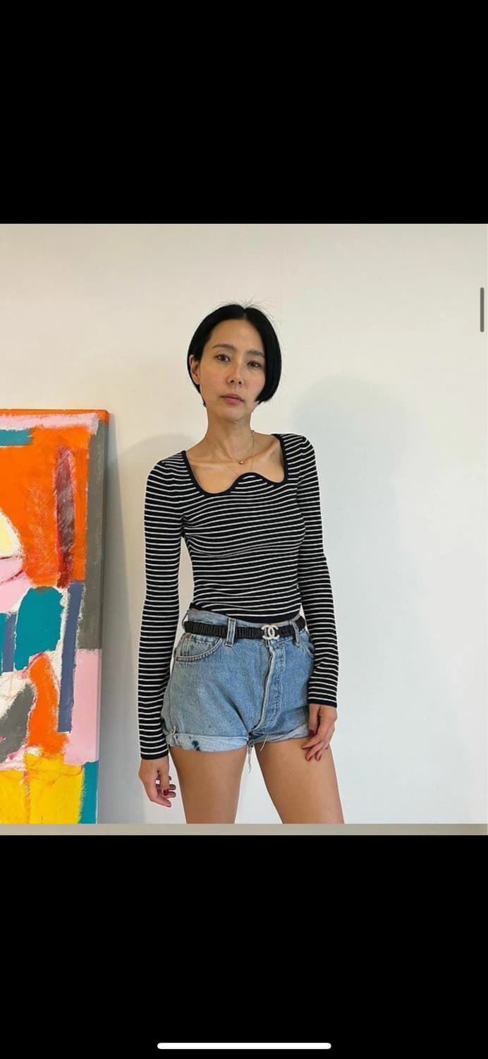 S 새상품) RECTO 렉토 시그니처넥 니트 SIGNATURE NECK 상품이미지1