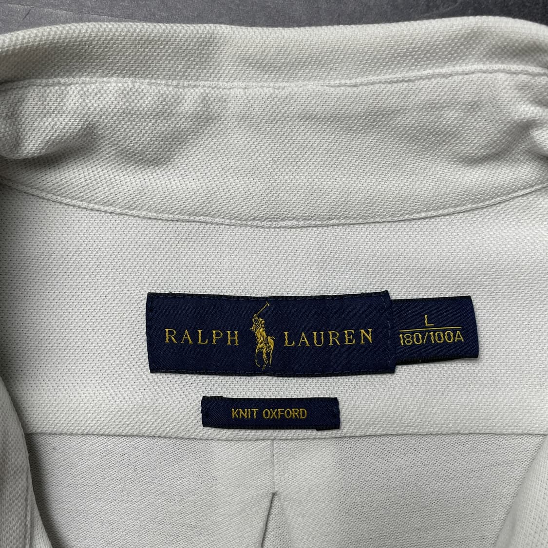 RALPH LAUREN 랄프로렌 화이트 다운버튼 코튼 셔츠 A01068 상품이미지9