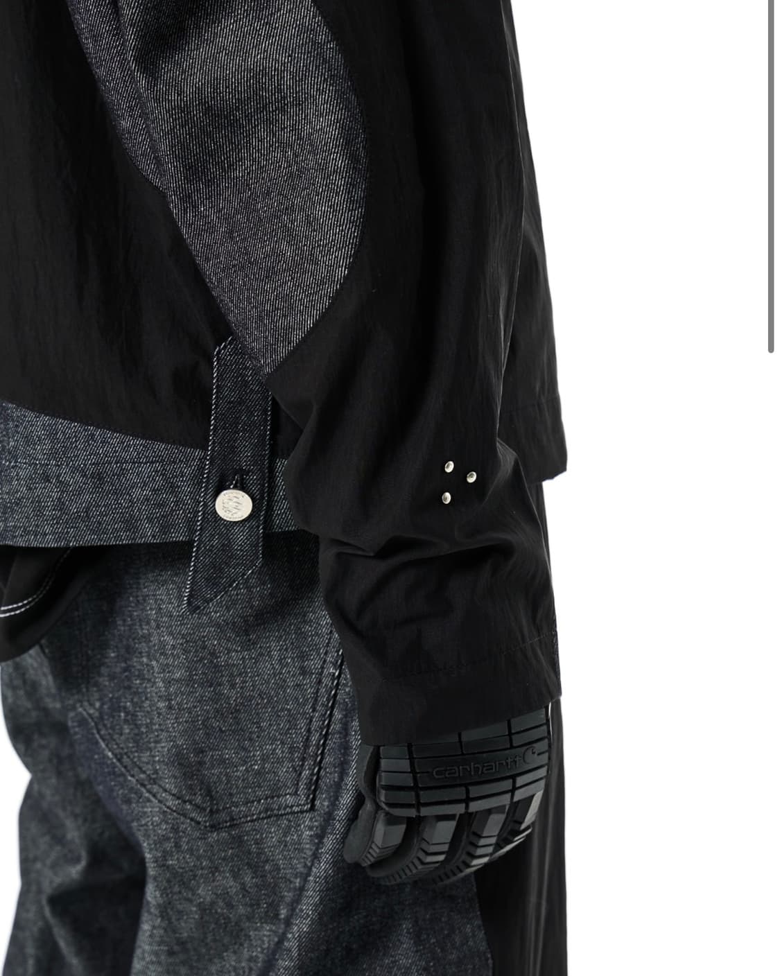 새상품)오프닝프로젝트 웨이브믹스트러커 자켓 wave mix trucker 상품이미지3