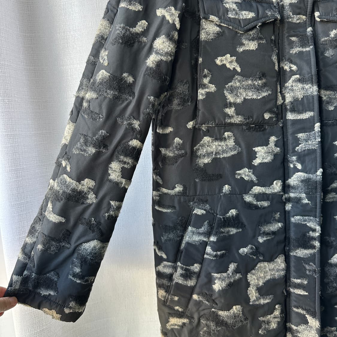 질샌더 네이비 Fall 2015 레디투웨어 컬렉션 퍼 후디 점퍼 36 상품이미지4