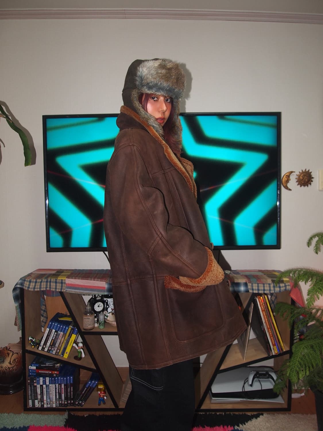 LAPOMME 90s 양가죽 무스탕 상품이미지4