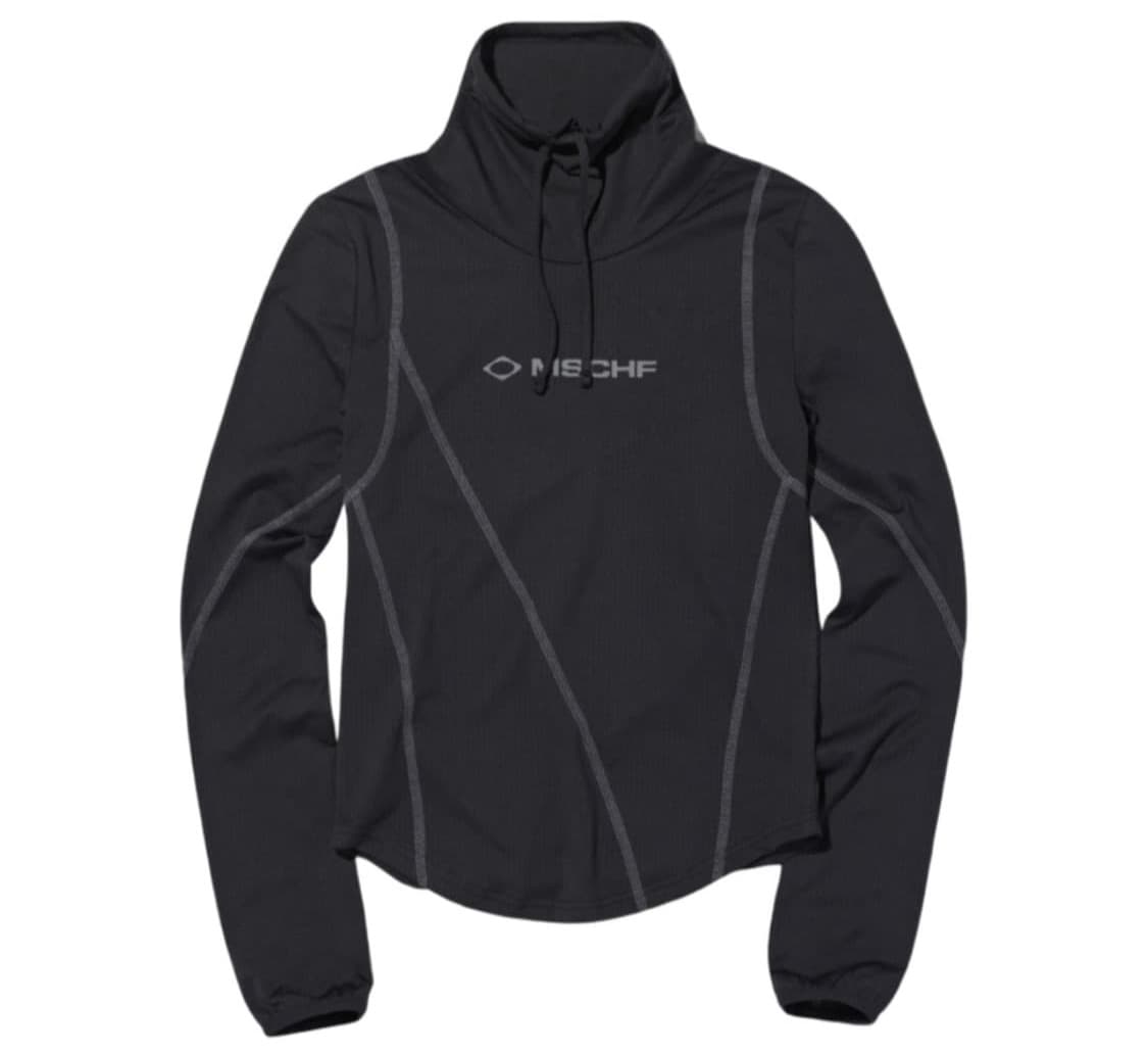 미스치프 드레이프 터틀넥 탑 M 상품이미지1