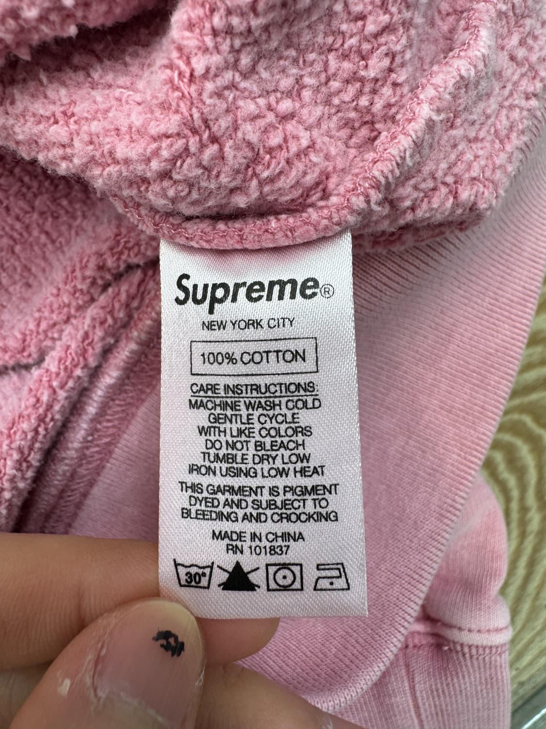 슈프림 18SS 오버다이드 후드티 상품이미지8