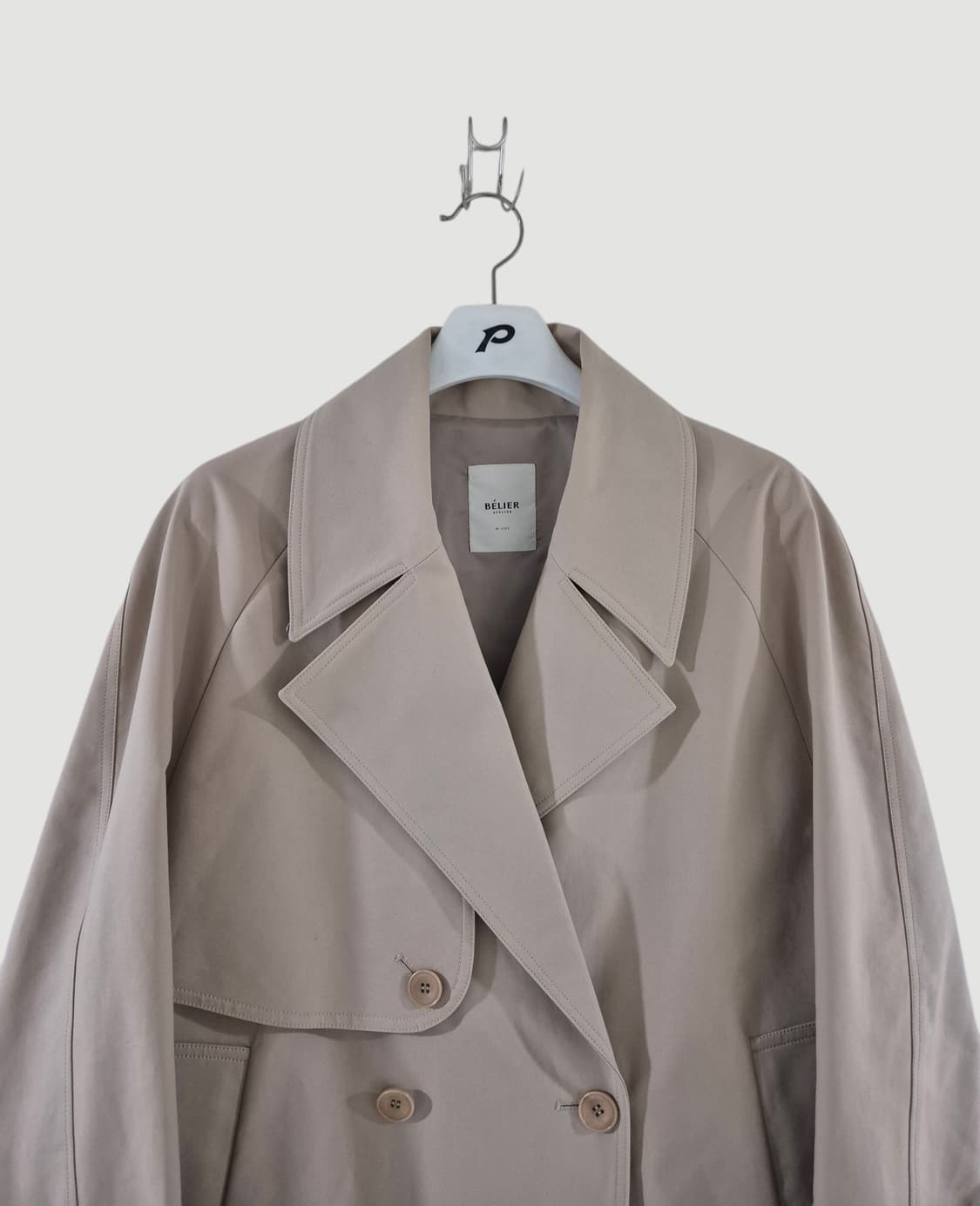 [100~105]벨리에 롱 트렌치코트 오버핏 MEN 상품이미지1