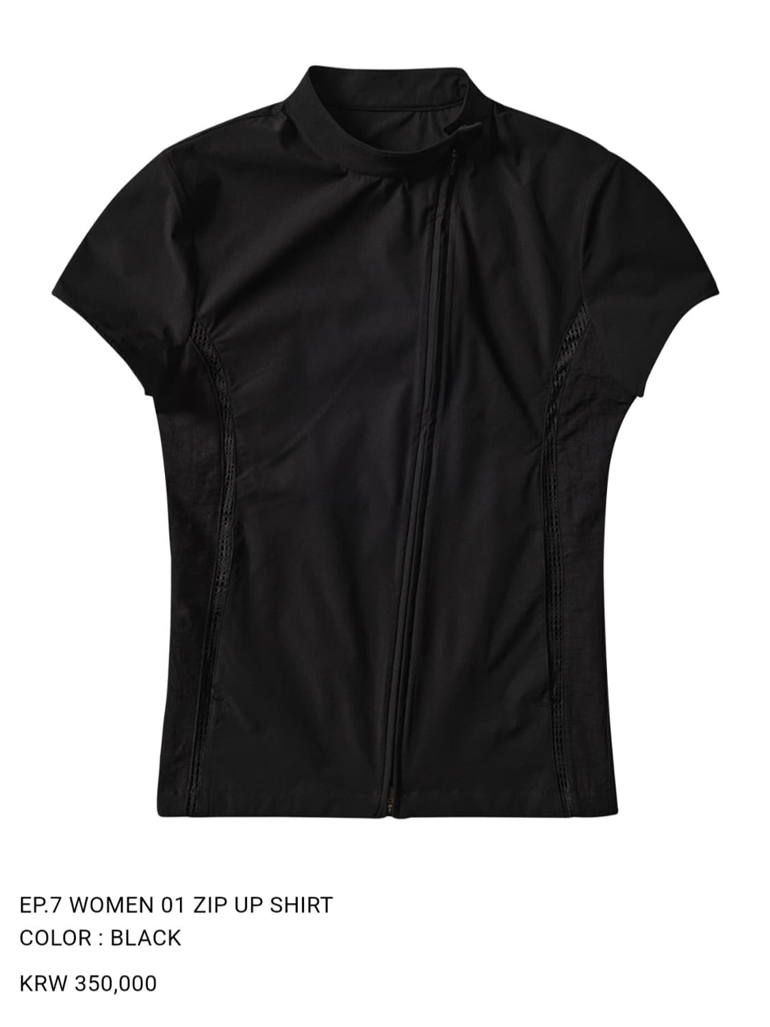 엑슬림  xlim EP.7 WOMEN 01 ZIP UP SHIRT 상품이미지1