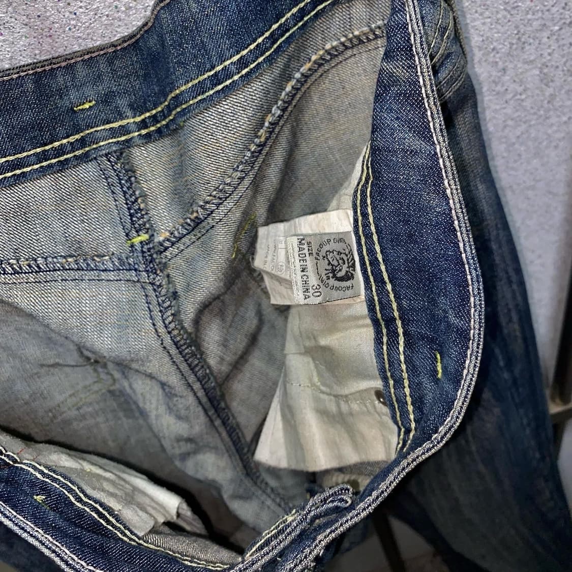 디젤 빈티지 웨스턴 스터드 디테일 데님 팬츠 청바지 상품이미지8