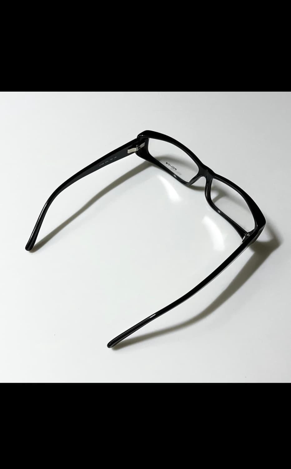 빈티지 POLICE 블랙 뿔테 안경 상품이미지4