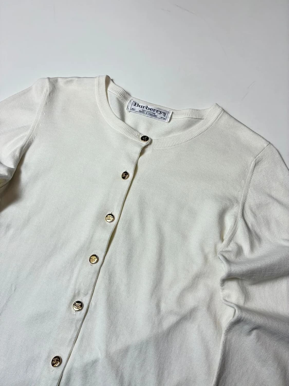 버버리 90's 금장 니트 가디건 PN8648 상품이미지2