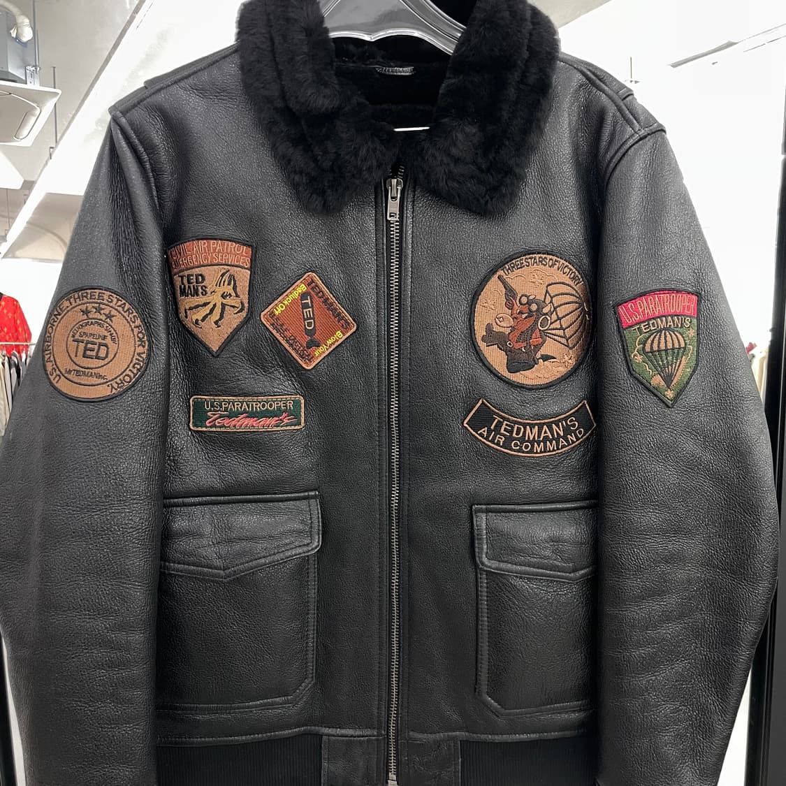 테드컴퍼니 테드맨 리얼레더 G-1 가죽자켓 상품이미지3