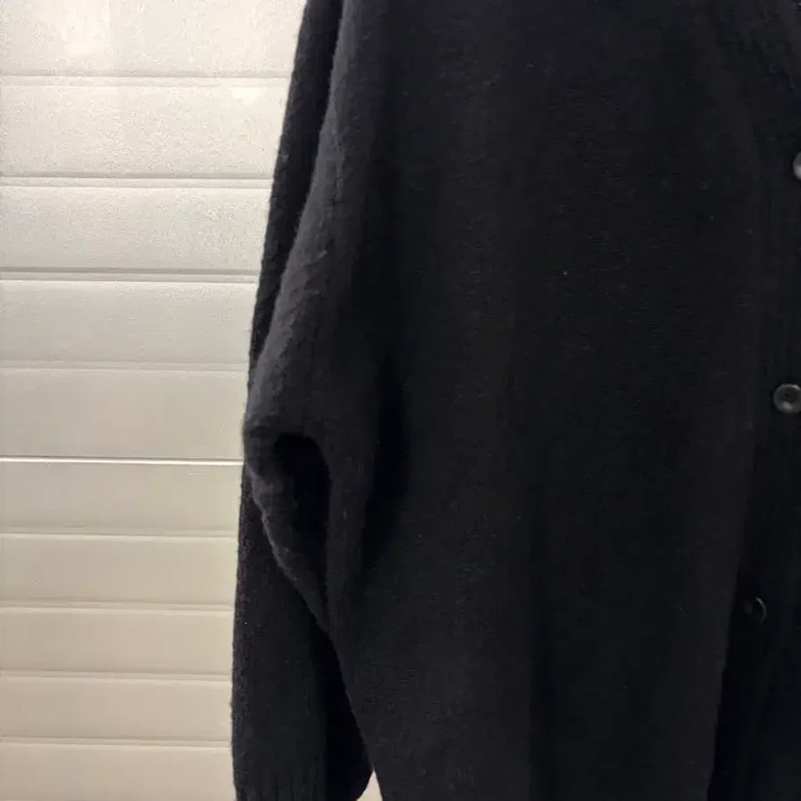 모이아 23FW 2way 알파카 가디건 블랙 상품이미지3