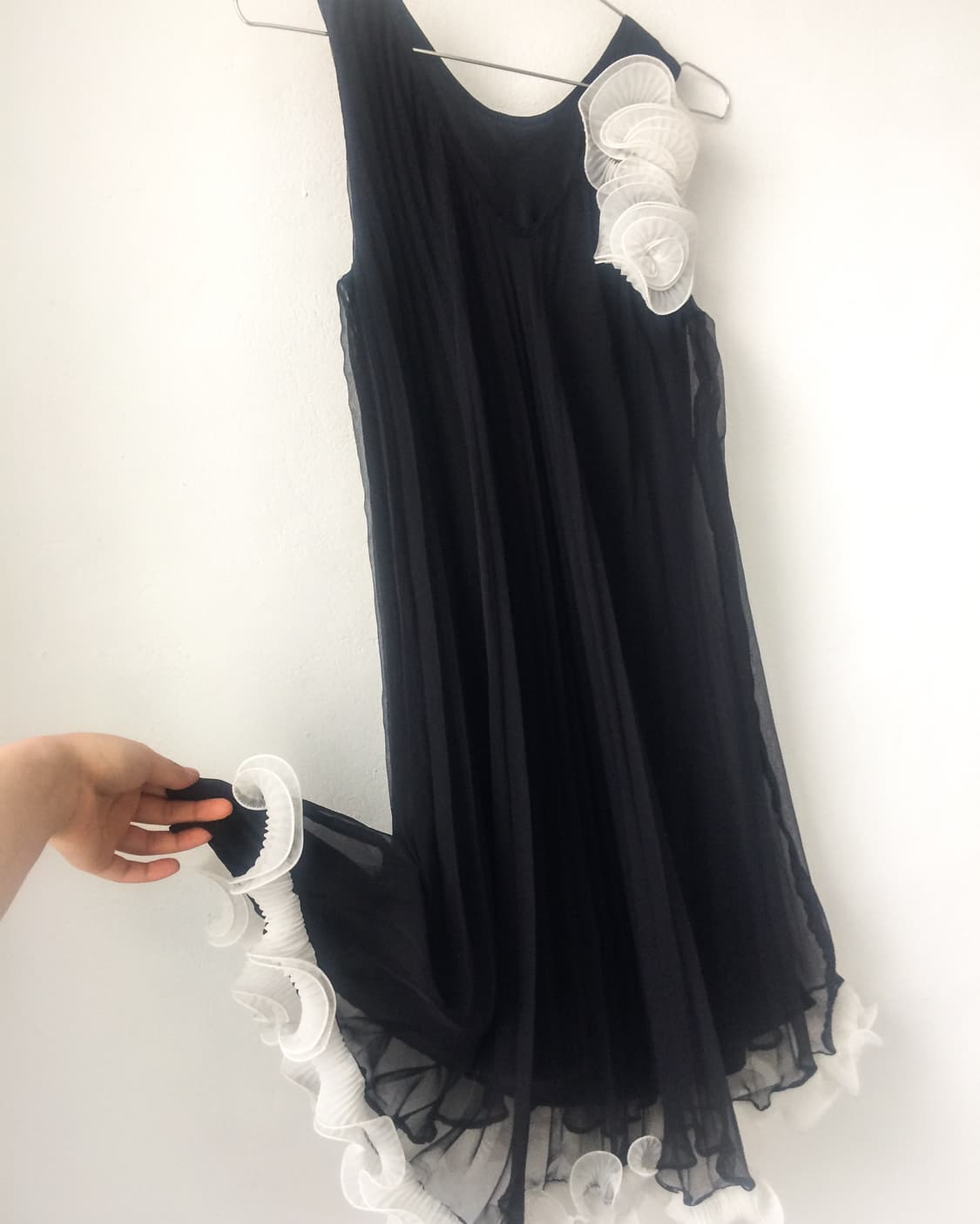 Corsage point sleeveless one piece 상품이미지3