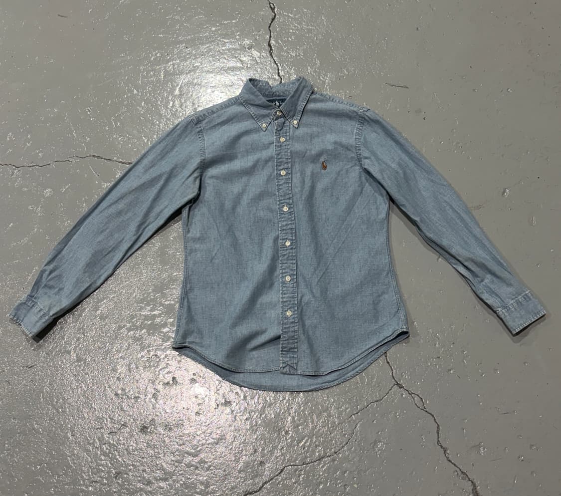 폴로 랄프로렌(Polo Ralph Lauren) 데님 샴브레이 셔츠 상품이미지1
