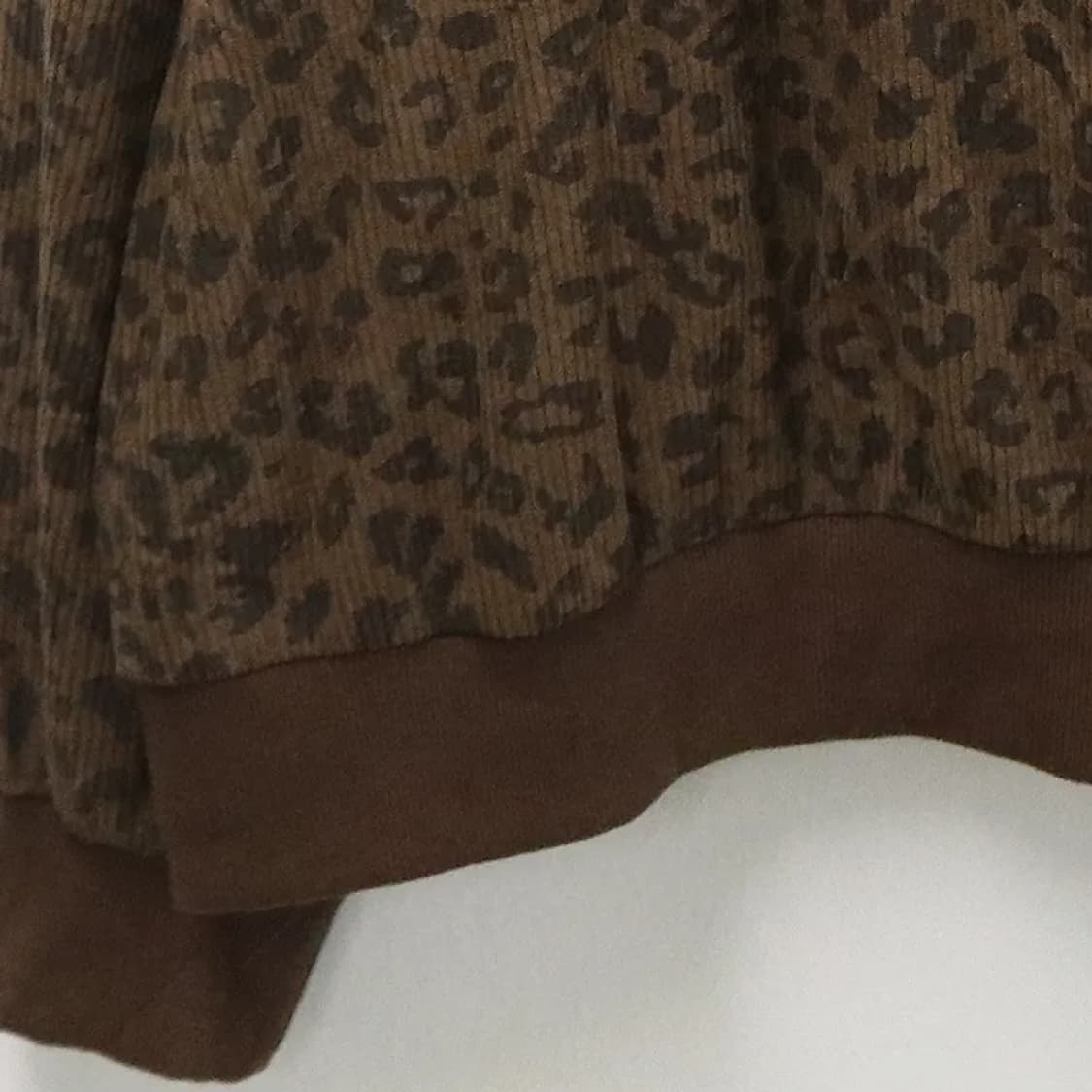 DAZY 골덴 호피 후드 집업 61804 상품이미지5