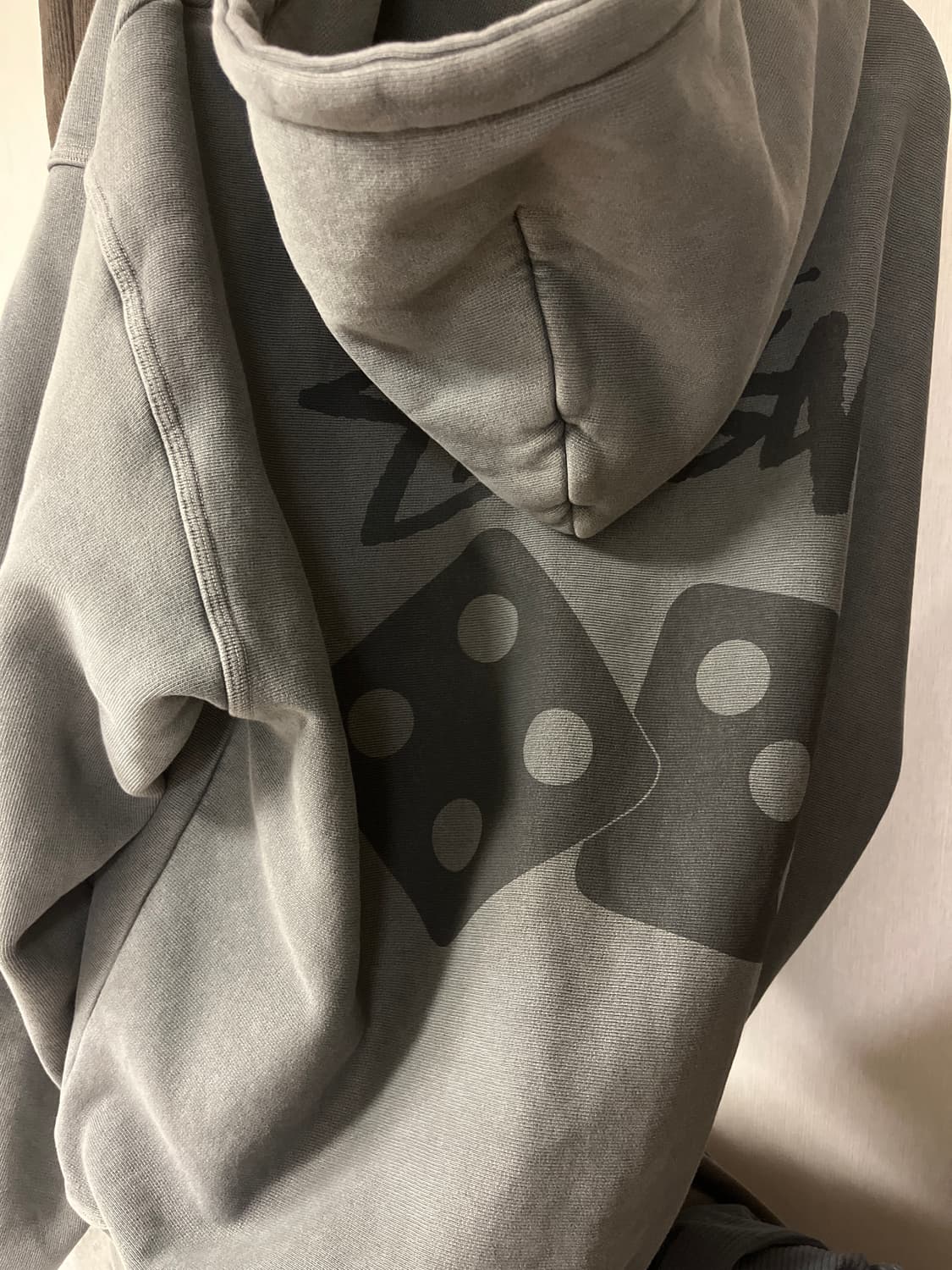 스투시 다이스 집 후드집업 블랙 상품이미지2