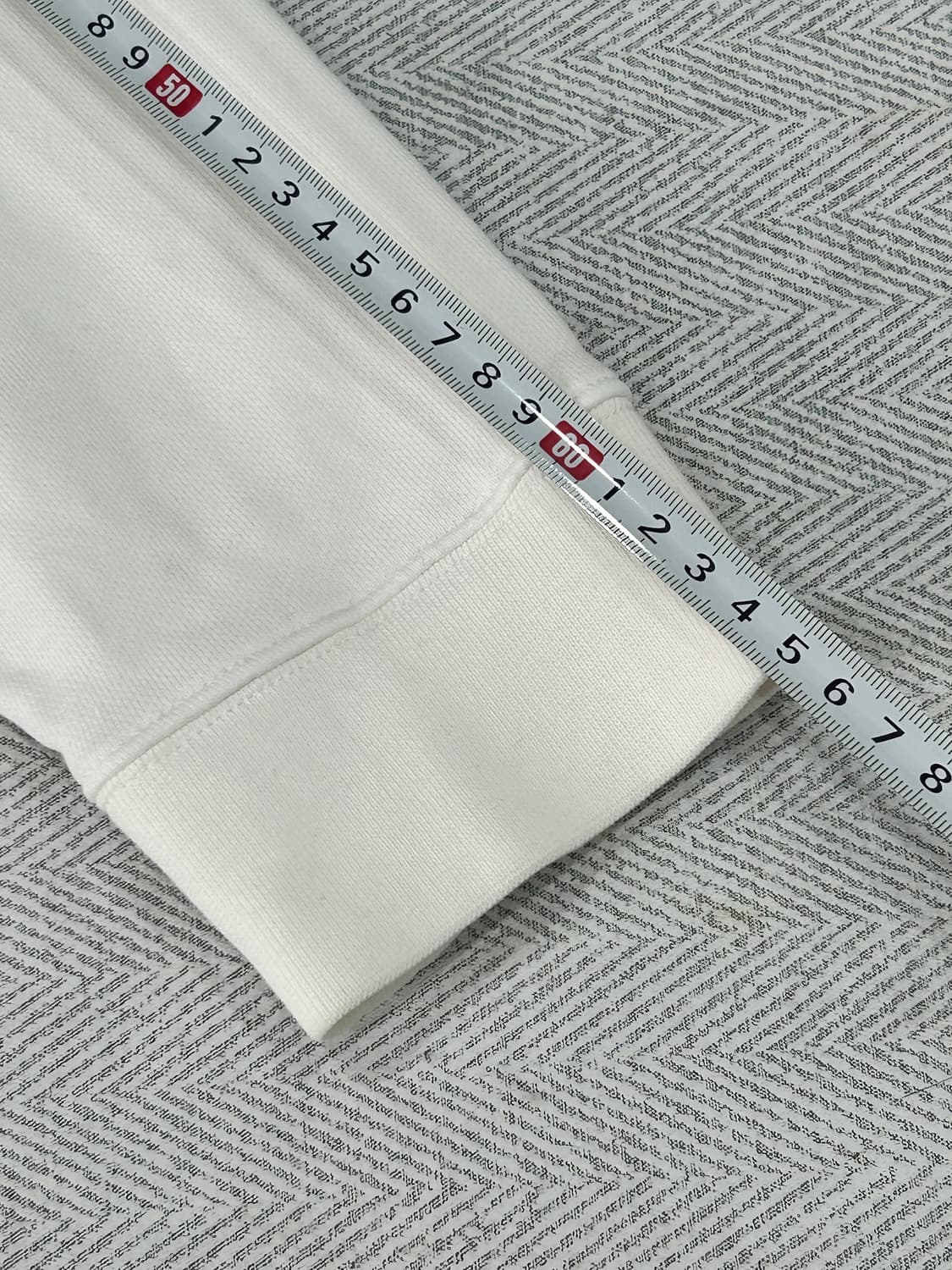 라코스테 아이보리 로고 맨투맨 남성 L 100 상품이미지9