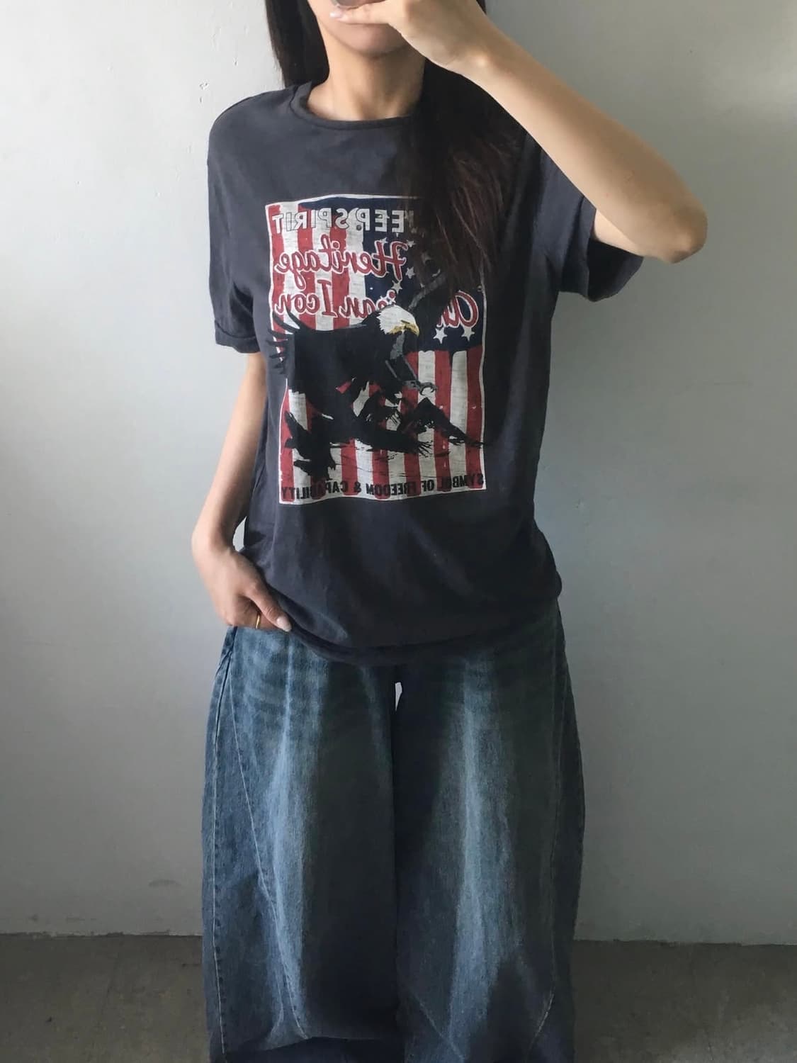 지프 빅프린팅 반팔티 상품이미지2