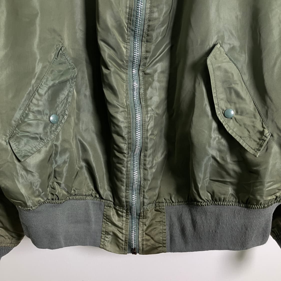 알파인더스트리 카키 ma-1 항공 점퍼 2XL 상품이미지5
