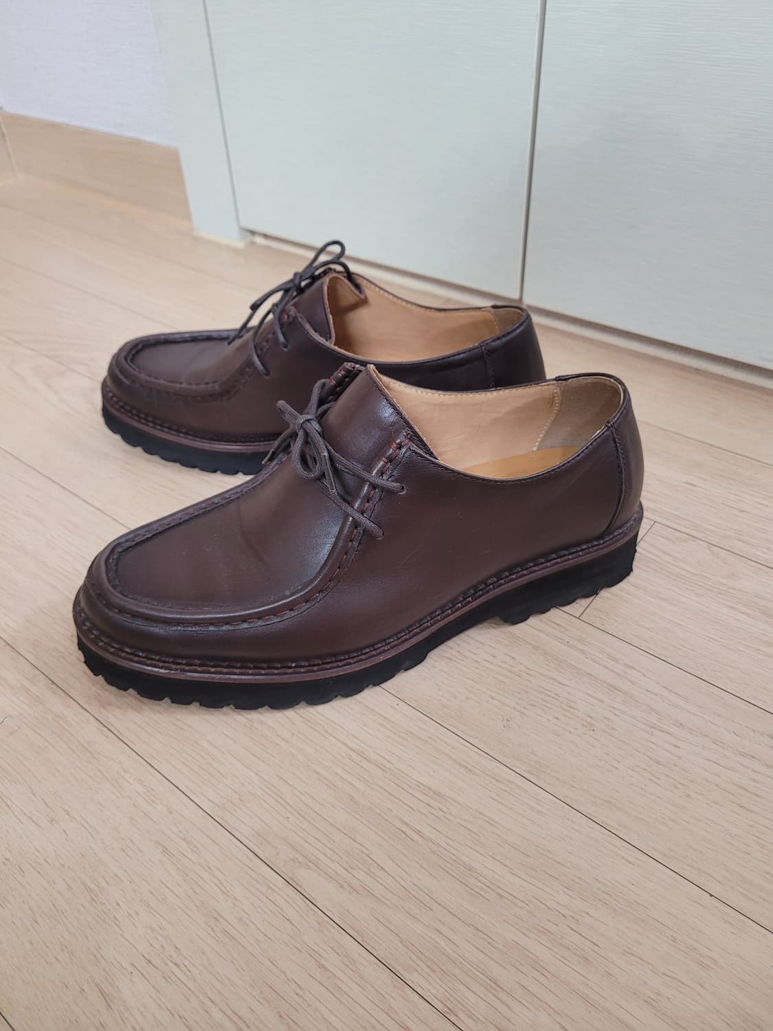 제니아 XENIA 남자 티롤리안 더비슈즈 275 브라운 상품이미지2